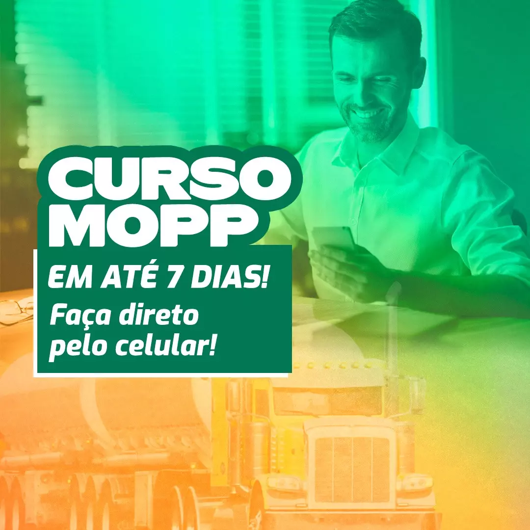A imagem mostra a divulgação do curso MOPP